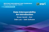 Data Interoperability: An Introduction...Esri UC2013 . Technical Workshop . Technical Workshop 2013 Esri International User Conference July 8–12, 2013 | San Diego, California Data