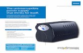 Advanced Business Telecommunications Systems The … · Advanced Business Telecommunications Systems The uninterruptible power supply that thinks for itself. Powerbank UPS SCE 1200