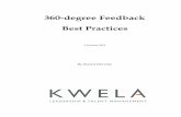 360-degree Feedback Best Practices...360-Degree Feedback Best Practices 5 360-degree feedback works because: It offers a much broader perspective than manager-only feedback The feedback