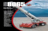 65-ton (60.0 mt) Rough Terrain Crane€¦ · J Operator’s Cab and Controls Environmental Cab--- Fully enclosed, one person cab of galvaneal steel structure with acoustical insulation