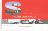 Sitson India Pvt. Ltd. - Automatically generated PDF …...\A/e are much better for offering Energy Solutions @ 90+ Boilers Installed up to 150 TPH Capacity @ 06+ Sugar Mills & Co
