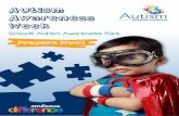 Autism Awareness Week · AUTISM Awareness Week! 27 March - 2 April 2017 Your school is invited to join us in raising awareness of Autism Spectrum Disorder (ASD). Here are some suggestions