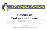 Status of Embedded Linux · 2017-11-07 · Bootup patches to watch • Speed up symbol resolution during module loading • Binary search in symbol table avoids linear lookup cost