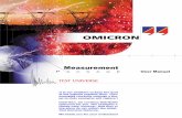 OMICRON Test Universe - Measurement Package V 2gemtaelektronik.com.tr/uploads/documents/1128.pdf · 2018-11-12 · Measurement P ACKA GE User Manual. Valued OMICRON customer. It is