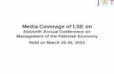 Eleventh Annual Conference on Management of the Pakistan … · 2016-01-19 · of marketing and sales at Getz Pharma Pvt Ltd, explained that Getz Pharma was the and only manufacturing