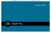 Owner’s manual - KeurigOwner’s manual Keurig ® K-Cup K60/K65 Special Edition & Signature Brewers P1 201309003 KER755_K60-65.pdf 4C( CMYK) ZB2319 2013.09.06 dtp1005-001900 ctp09