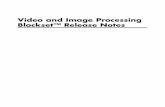 Video and Image Processing Blockset™ Release Notesxanthippi.ceid.upatras.gr/people/psarakis/courses/... · 2010-12-07 · Video and Image Processing Blockset™ Release Notes SummarybyVersion