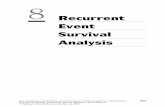Recurrent Event Survival Analysis...8 Recurrent Event Survival Analysis D.G. Kleinbaum and M. Klein, Survival Analysis: A Self-Learning Text, Third Edition, Statistics for Biology