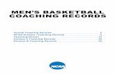 MEN’S BASKETBALL COACHING RECORDSfs.ncaa.org/Docs/stats/m_basketball_RB/2017/coaching.pdfMEN’S BASKETBALL COACHING RECORDS Overall Coaching Records 2 NCAA Division I Coaching Records