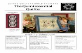 QUINTE QUILTERS GUILD PRESENTS The Quintessential Quilter · 2008-03-21 · The Quintessential Quilter Page 2 QUINTE QUILTERS GUILD 2008-2009 EXECUTIVE President Lena Dearborn 968-7527