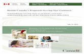 Health Canada’s Proposed Serving Size Guidance Si… · Health Canada’s Proposed Serving Size Guidance Bureau of Nutritional Sciences, Food Directorate, Health Products and Food