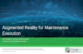 Augmented Reality for Maintenance Execution...The Schneider Electric industrial software business and AVEVA have merged to trade as AVEVA Group plc, a UK listed company. The Schneider