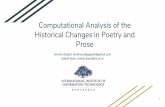 Computational Analysis of the Historical Changes in Poetry ...Amitha Gopidi: amithareddygopidi@gmail.com Aniket Alam: aniket.alam@iiit.ac.in 1. Poetry, a rapidly changing art Fine