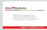 MEDIA KIT - Chief Marketer€¦ · 4 Insiring Creative Data-Driven Mareters 2017 MEDIA KIT Chief Marketer Product Portfolio From digital products on our website, via email & social,
