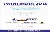 EXHIBITION FLOOR-PLANHALL NUMBER 5 HALL 2C (CONF ZONE) HALL 2A (PAINT SHOP) HALL NUMBER 1 Entry Entry Entry PAINTINDIA 2016 REGISTRATION AREA PRE-REGISTRATION COUNTERS Connecting Bays