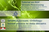 SPARQLStream: Ontology- based access to data streamsstreamreasoning.org/slides/2014/05/rsp2014-03-sparql... · 2014-06-04 · SPARQLStream: Ontology-based access to data streams Jean-Paul