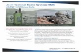 Joint Tactical Radio System HMS...Joint Tactical Radio System HMS AN/PRC-154 Rifleman Radio Overview The Rifleman Radio delivers networking connectivity to the frontline soldier in