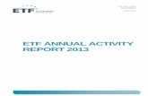 ETF ANNUAL ACTIVITY REPORT 2013 · 2018-06-29 · ETF Annual Activity Report 2013 | 05 GEMM Governance for Employability in the Mediterranean HRD Human resources development HCD Human