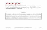 Application Notes for configuring Ascom IP-DECT with Avaya ... · Avaya Aura® Communication Manager and Avaya Aura® ... pbx-telephone configuration-set” affects all users in the