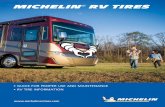 MICHELIN RV TIRES · 2019-06-06 · MICHELIN® RV Tires 5 therefore, more frequent checks may be required during cold weather conditions. Avoid outdoor pressure checks when the temperature