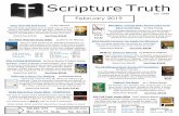 est. 1956 February 2019 - Scripture Truthscripturetruth.com/custom/Feb2019PDF.pdfest. 1956 Scripture Truth February 2019 540.992.1273 scripturetruth.com Mon. thru Fri. 8a-4p Sat. 8a-12p