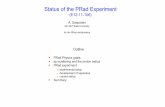 Status of the PRad Experiment - Jefferson Lab · 2016-03-15 · Status of the PRad Experiment (E12-11-106) A. Gasparian NC A&T State University for the PRad collaboration Outline