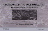 FATIGUE of MATERIALS III...FATIGUE of MATERIALS III ADVANCES and EMERGENCES in UNDERSTANDING Proceedings of the third biennial symposium Sponsored by The Minerals, Metals & Materials