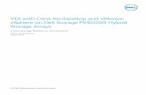Citrix XenDesktop with Provisioning Services and VMware ......6 2016-A-RA-V | Citrix XenDesktop with Provisioning Services and VMware vSphere 5.5 for VDI on Dell Storage PS4210XS Hybrid
