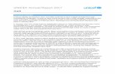 UNICEF Annual Report 2017 Haiti · 2019-11-19 · 3 Haiti put in place multi-sectoral contingency stocks covering a population of 50,000 persons, with life-saving items to meet the