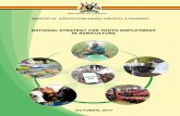 NATIONAL STRATEGY FOR YOUTH EMPLOYMENT IN …...ANNEX3: APPROACHES ADOPTED UNDER VARIOUS YOUTH PROGRAMS 58 ANNEX 4: NATIONAL STRATEGY FOR YOUTH EMPLOYMENT IN AGRICULTURE ... Consortium