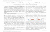 HC12: Efficient Method in Optimal PID Tuning · 2011-09-10 · HC12: Efficient Method in Optimal PID Tuning . R. Matousek, Member, IAENG, P. Minar, S. Lang and P. Pivonka Equation