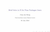 Brief Intro to R for Flow Packages Users€¦ · Brief Intro to R for Flow Packages Users Chao-Jen Wong Fred Hutchinson Cancer Research Center 30 July, 2010