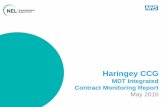 Integrated Performance Report - Haringey CCG Papers...Barnet, Enfield and Haringey MH Trust 378 352 (26) £31,200 £31,200 £0 GREEN University College Hospital London 0 86 £16,735