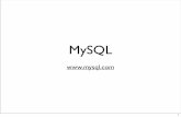 MySQL · • Connector/ODBC (MyODBC): MS Access to MySQL server, ... • Use a ﬁxed-length row storage format, no BLOB nor TEXT ... • Execute DELETE or TRUNCATE TABLE, or remove