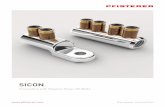 SICON - PFISTERER€¦ · PFISTERER SICON bolted cable lugs enable you to connect the cable ends of electrical devices with a bolt or a stud. Standard cable lugs are used in cable
