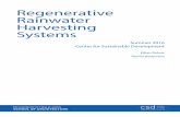 Regenerative Rainwater Harvesting Systemssoa.utexas.edu/sites/default/disk/Regenerative Rainwater...The Regenerative Rainwater Harvesting Systems Green Fee project was developed to