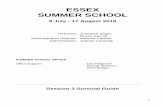ESSEX SUMMER SCHOOL...2M Identifying Causation through Experimental & Quasi-Experimental Research (James Lo) 2N Ethnography and Ethnography Methods (Karen O’Reilly/Karen Lumsden)
