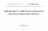AM Transmission Specification...2 Reference Documents STATEMENT Each referenced document that is mentioned in this document shall be listed in the following iBiquity document: Reference