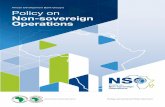 African Development Bank Group’s Policy on Non …...8 African Development Bank Group’s Policy on Non-sovereign Operations 8 1.1.3 This NSO Policy is aimed at complementing the