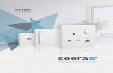 Simply Stylish Wiring Accessories · Seera® Wiring Accessories are not only ergonomic, providing ease of operation but also come with fully retained terminal screws and chamfered