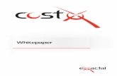 CostX White Paper - Exactal€¦ · meant that CAD automation of the design process and the development of collaborative BIM processes has yet to be harnessed and exploited in the