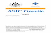Commonwealth of Australia ASIC Gazette 67/08 dated 22 August …download.asic.gov.au/media/1315657/ASIC67_08.pdf · 2008-08-21 · ASIC GAZETTE Commonwealth of Australia Gazette ASIC