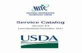 Services Catalog - Template for Text Service... · Catalog Version 4.9 3. Service Desk The NITC Service Desk is your single Point of Contact (POC) for managing incidents to resolution.