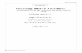 Psychology Internal Assessment€¦ · Psychology IA/HL 3 Abstract ... The target population was IB students at Nørre Gymnasium with fluency in English. Participants were asked to