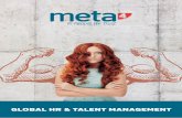 Global HR & TalenT ManaGeMenT · 2019-05-14 · GLOBAL HR & TALENT MANAGEMENT SOLUTiONS meta4’s eND-to-eND hR solutIoN IN the ClouD BRINgs youR gloBal hR woRlD togetheR For a global