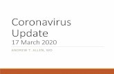Coronavirus Update 17 March 2020iadc.edu/wp-content/uploads/2020/03/Coronavirus-Update... · 2020-03-17 · Coronavirus Coronaviruses are a large family of viruses, some causing illness