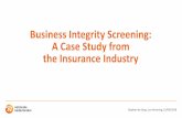 Business Integrity Screening: A Case Study from the Insurance … · 2019-01-25 · A Case Study from the Insurance Industry Stephan de Jong, Luc Hartering, 15/03/2018. Who are we?