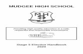 MUDGEE HIGH SCHOOL · 2019-10-30 · Dramatic forms such as playbuilding, small screen drama, scripted drama, Aboriginal performance, street and environmental theatre and realism.