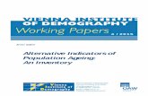 VIENNA INSTITUTE OF DEMOGRAPHY Working Papers · Barcelona, Spain. Email: jspijker@ced.uab.es. Acknowledgements This research was financed by the Vienna Institute of Demography, where