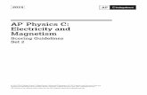 AP Physics C: Electricity and Magnetism · Title: AP Physics C: Electricity and Magnetism Scoring Guidelines from the 2019 Exam Administration - Set 2 Author: College Board Subject: